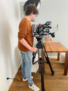 Kameramann bei der Arbeit